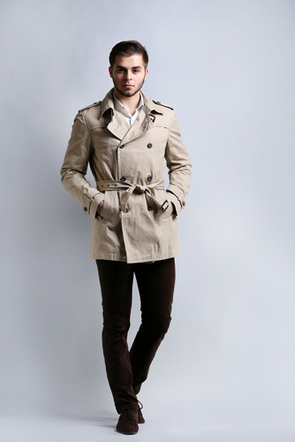 Moderner Trenchcoat